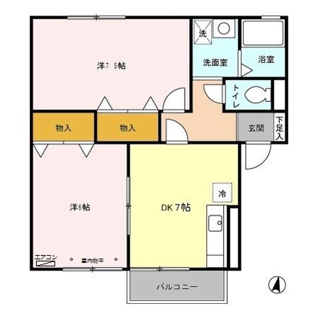 グリーンパーク豊四季の物件間取画像